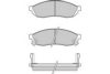 E.T.F. 12-0290 Brake Pad Set, disc brake